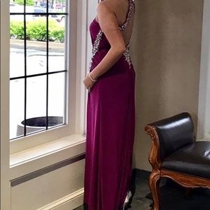 Johnny Marie fuchsia formal dress